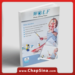 کاغذ فتوگلاسه ولف سایز A4 وزن 150 گرمی 100 برگ