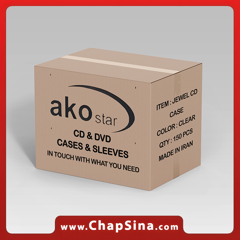 کارتن قاب مربعی پهن کف شفاف