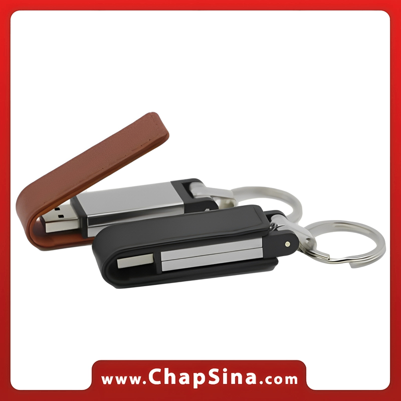 فلش مموری تبلیغاتی چرمی - کدv1